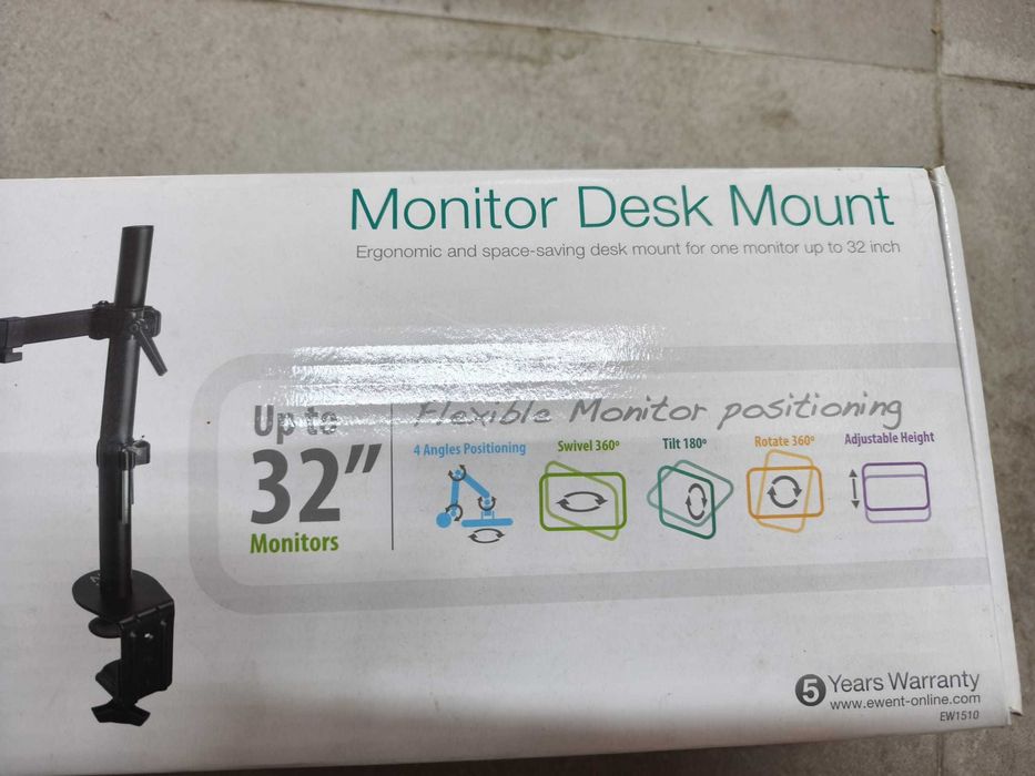 Suporte de mesa para monitor Ewent EW1510 até 32”
