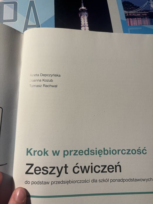 Zeszyt ćwiczeń Krok w przedsiębiorczość