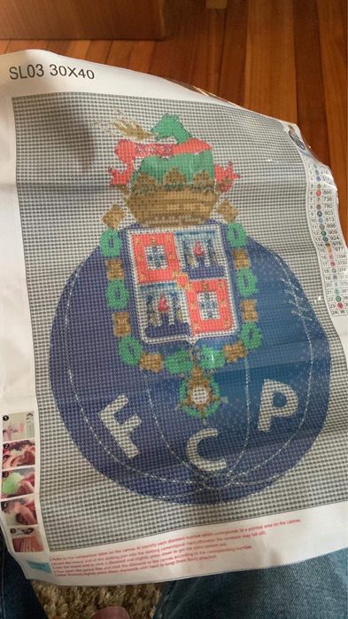 Pintura diamantes clubes de futebol