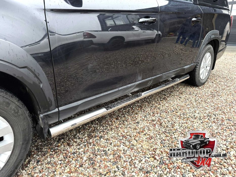 Progi Stopnie boczne  z wyżłobieniami - SsangYong Musso 2018+