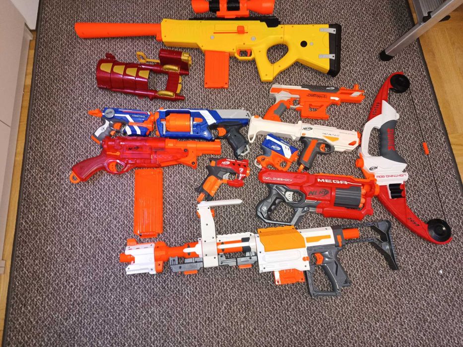 Sprzedam nerfy w bardzo dobrym stanie odbiór osobisty Warszawa Bielany