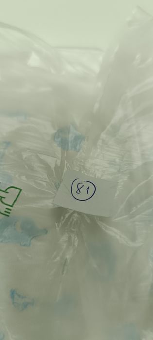 Body bebé 3 meses em algodão. Cor azul e branco