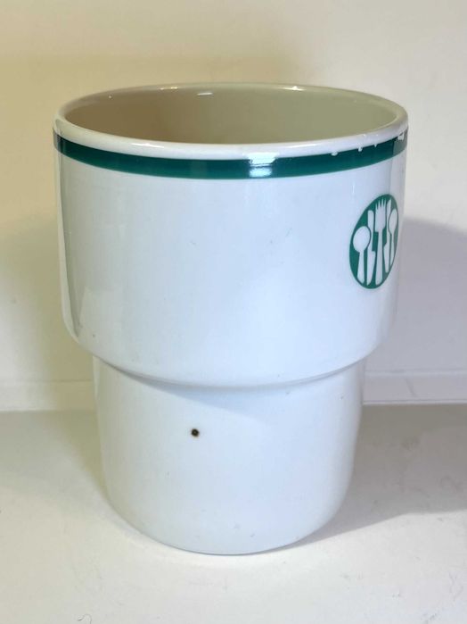 PRL kultowy kubek bar mleczny porcelana Lubiana