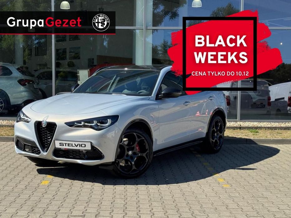 Alfa Romeo Stelvio Veloce 2.0 280 KM- dach panoramiczny, felga 21" BlackWeek