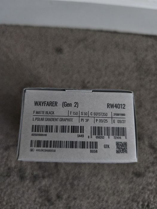 RayBan Meta Wayfarer gen 2 RW4012 nowe