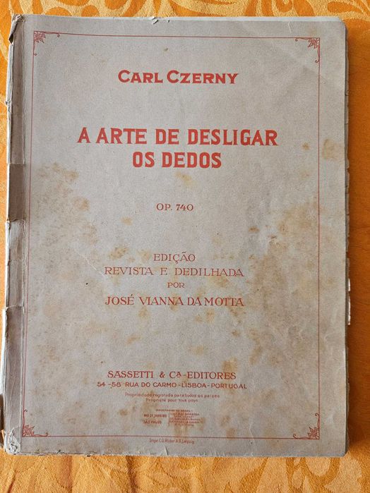 A arte de desligar os dedos- Carl Czerny
