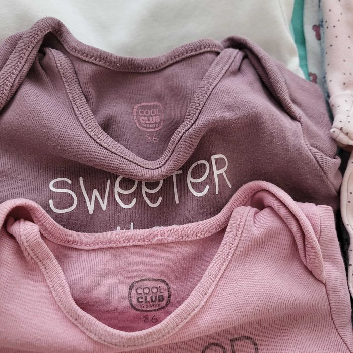 Body 74-80 dlugi rękaw dziewczynka