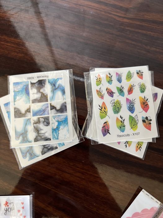 Наклейки для ногтей 46шт