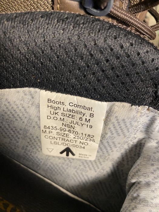 Берці ВС Великобританії Aku High Liability оригінал