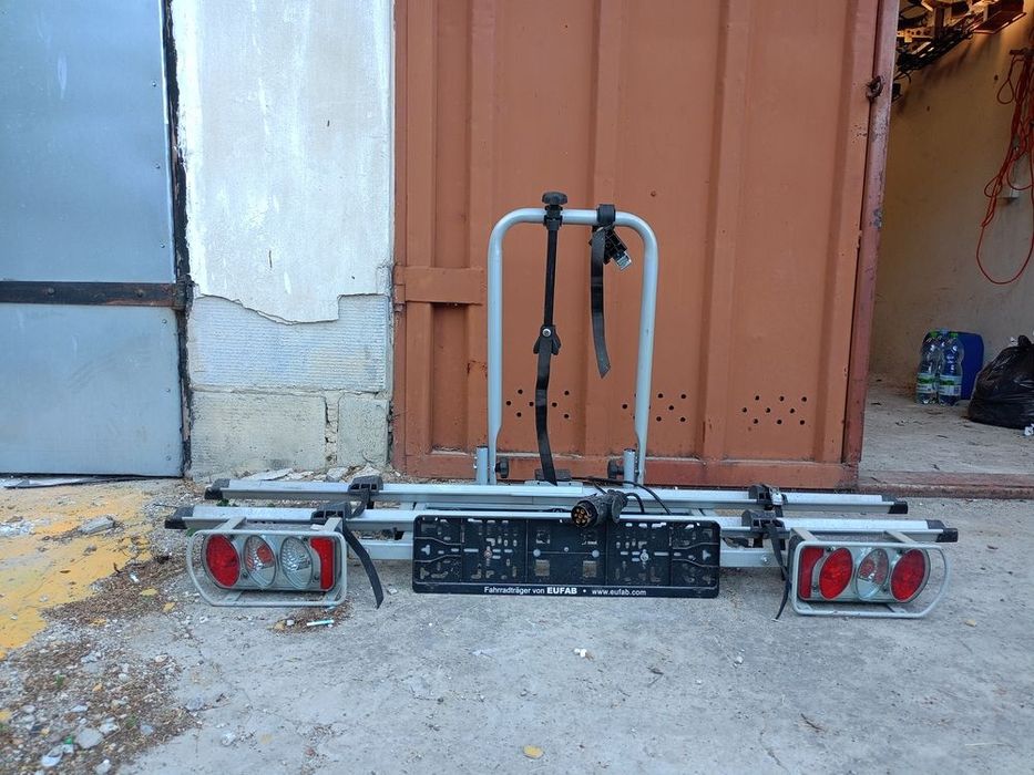 Bagażnik rowerowy na hak 2 rowery 7pin uchylny Eufab