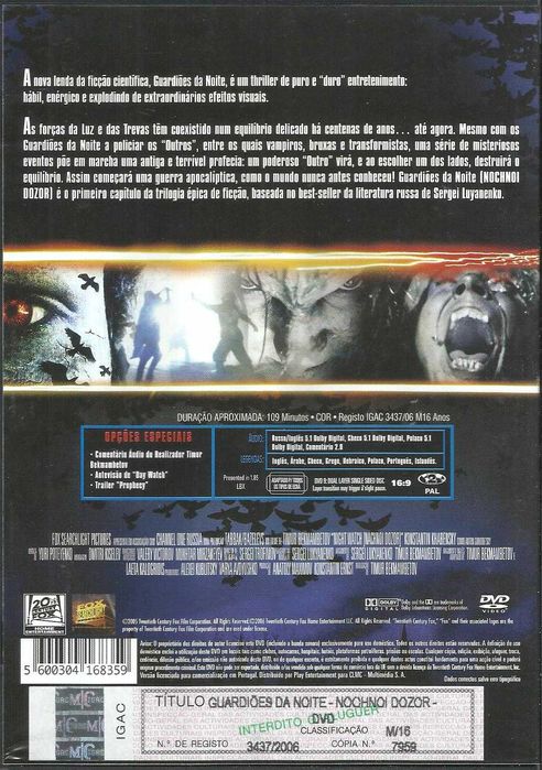 Guardiões da Noite & Guardiões do Dia (2 DVD) (2004 / 2006)