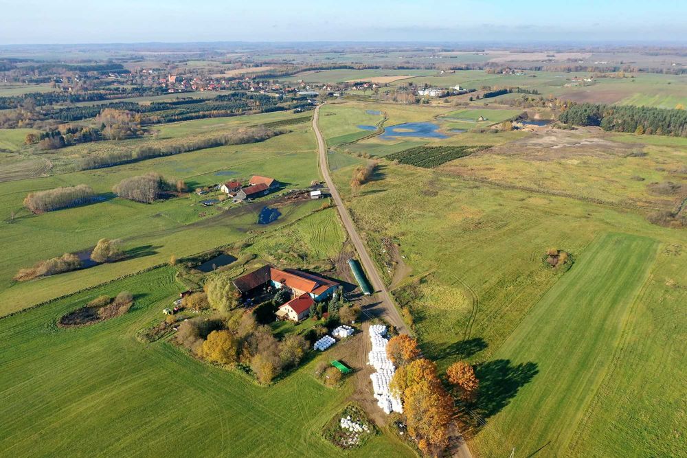Sprzedam 49 ha gruntów rolnych z budynkami gospodarczymi