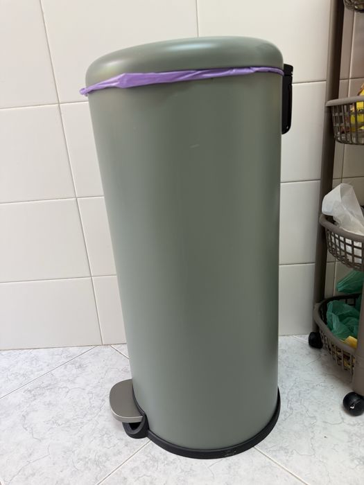 Caixote Lixo Leroy 28L verde