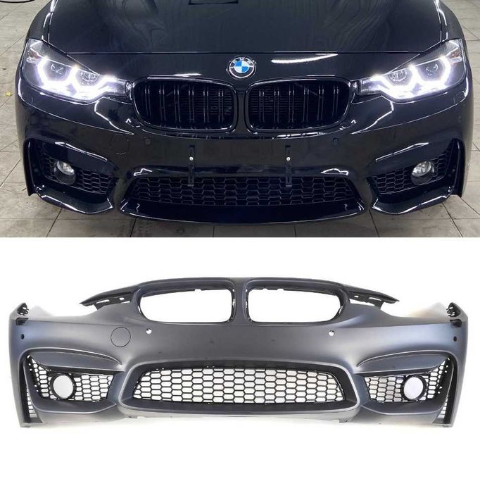 Бампер передній BMW 3-Series F30/F31 (2011-2019) в стилі М3 під ПТФ