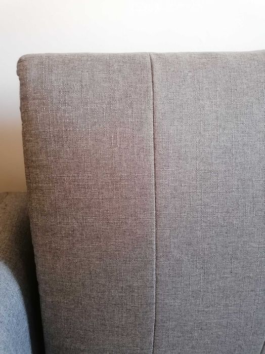 Sofá cama em tecido