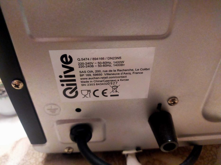 Mini Forno QLIVE 23LTS - Excelente Estado
