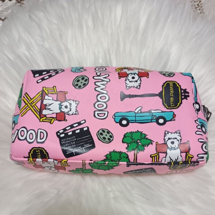 Косметичка marc tetro рожева westie dog песик собачка Вест хайленд