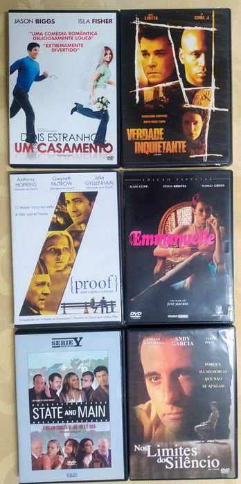 DVDs vários - em pack ou individual - preços variados