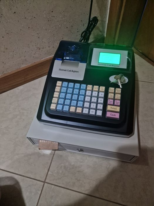 caixa registadora eletrónica de 48 teclas