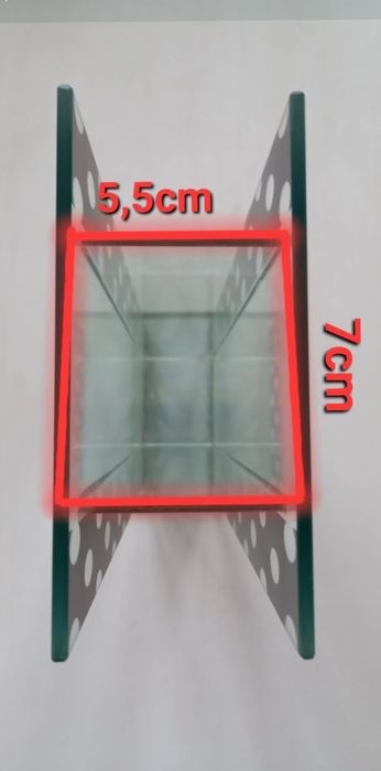 Wazon glamour designerski lustrzany Lux wysokość 45cm Made in U.S.A