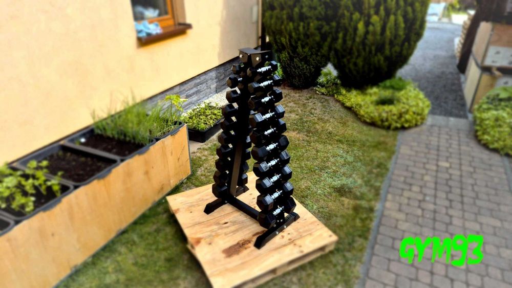 Zestaw Hantli Hex 1 do 10 kg 10 par