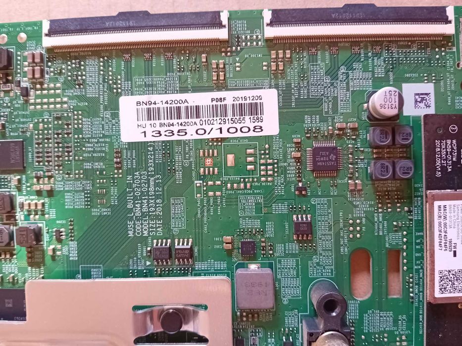 placa tv  Samsung  ue55ru7105k