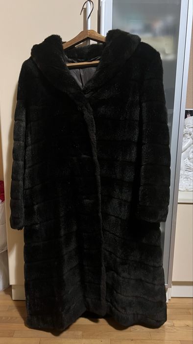 Шуба штучна довга