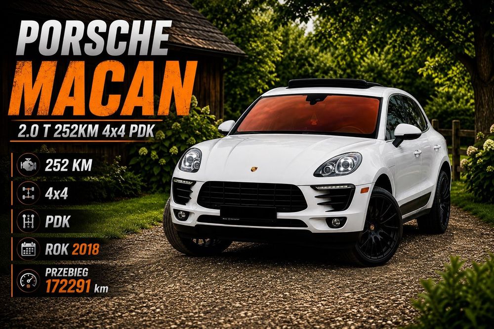 Porsche Macan 2.0 Turbo 252KM * 4x4 * PDK * Panorama * EXCLUSIVE *