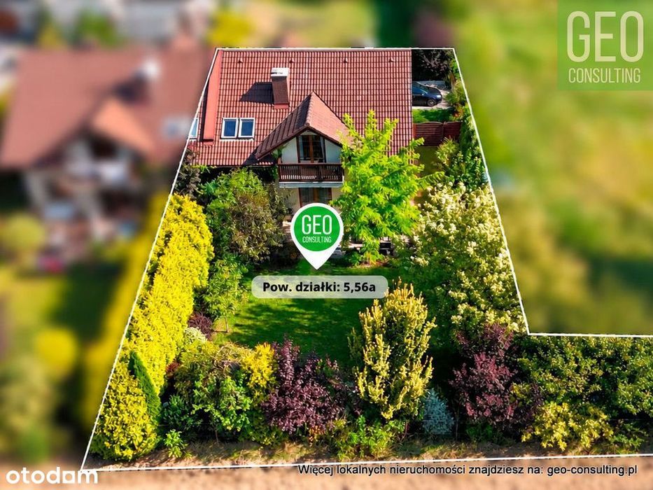 Bliźniak 130 m2 na dużej 5,56a działce