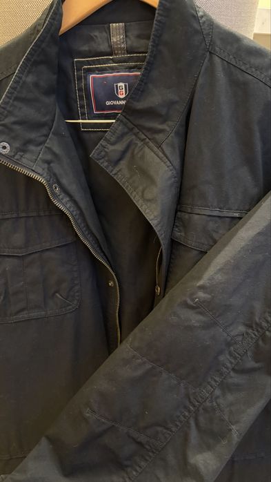Parka azul marinho Giovanni Galli