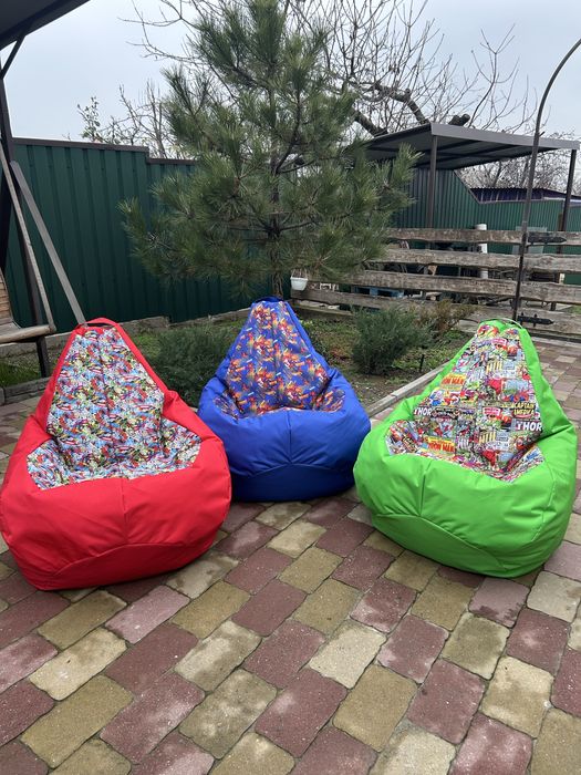 Дитяче крісло мішок, груша, пуф, футон, чилзон, мяч, безкаркасне крісо