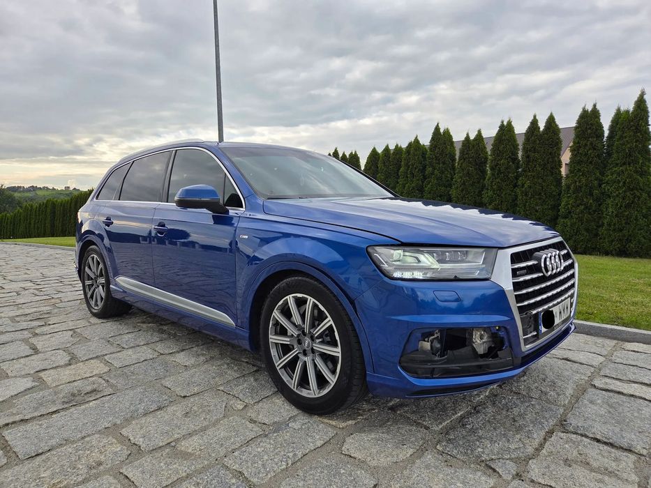 Audi Q7 3,0 Tdi Quattro Hak 7 Osób Klimatronik Panorama Full Opcja Uszkodzony