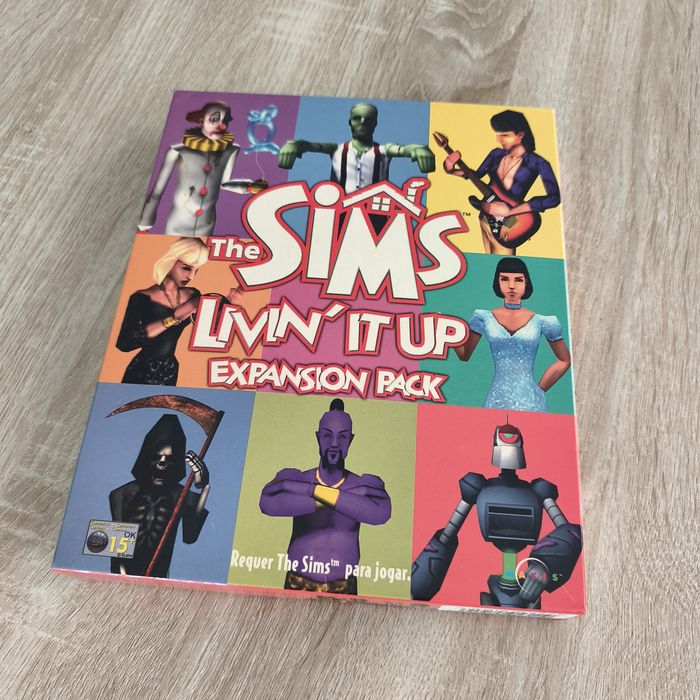 Sims Living it up big box pc