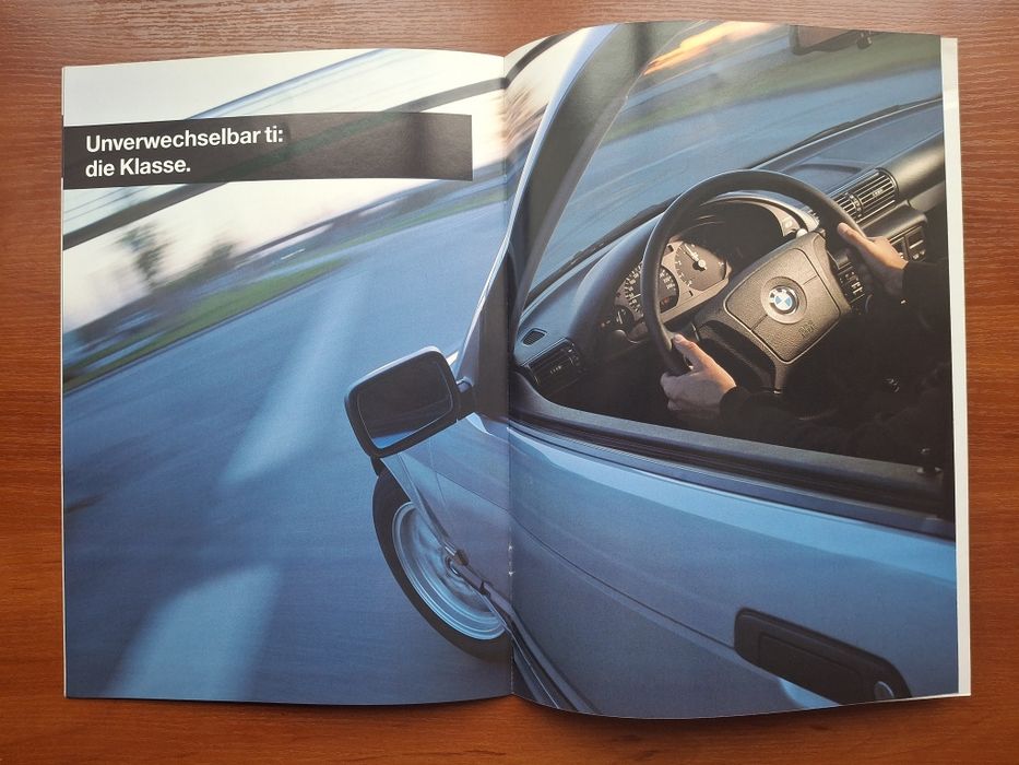 Рекламні брошури BMW E36