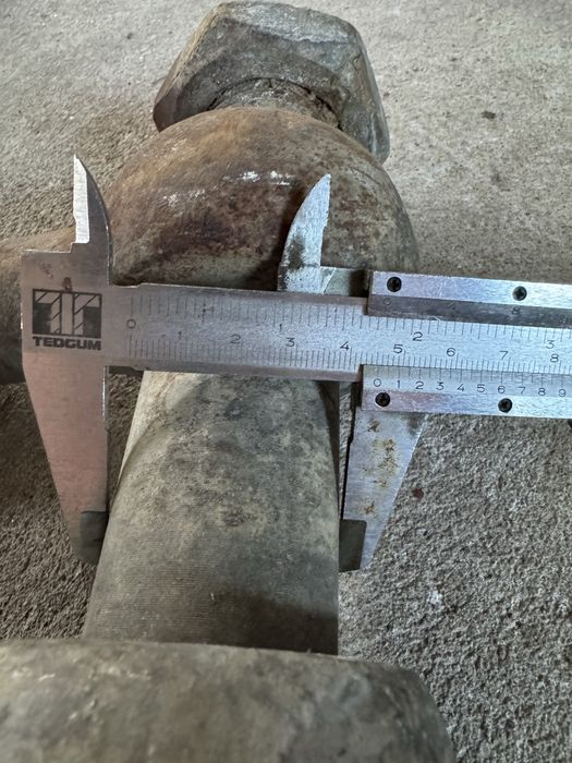 Duża potężna szekla prosta 17 ton holowanie lina