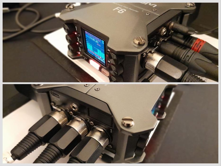 Pack ZOOM F6#gravador digital multitrack[32 BitFloat]+alimentação+saco