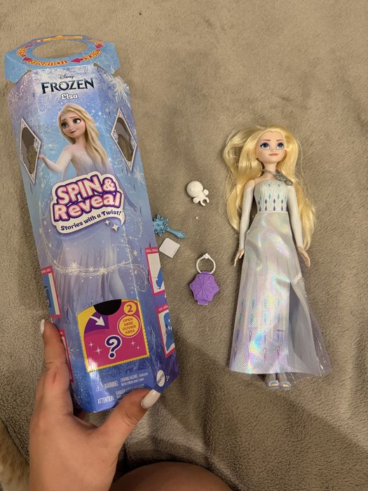 Лише відкрита упаковка Лялька Disney Frozen Ельза Крути та прояви