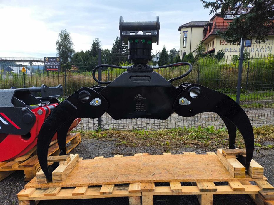 Chwytak do drzewa 1050 mm z mocowaniem S40 do minikoparki, koparki
