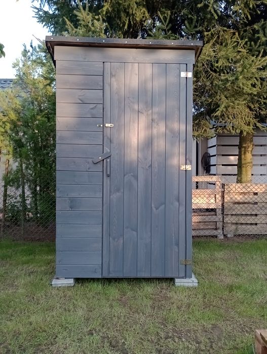 Toaleta przenośna ogrodowa z drewna WC kibelek