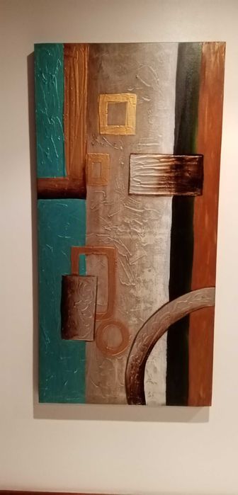 Quadro pintado em tela.