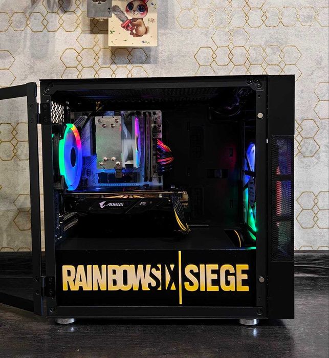 Ігровий ПК Ryzen 5 3600 RX 580 8GB 16 DDR4 6/12 Ядер AM4 B450 SSD+HDD