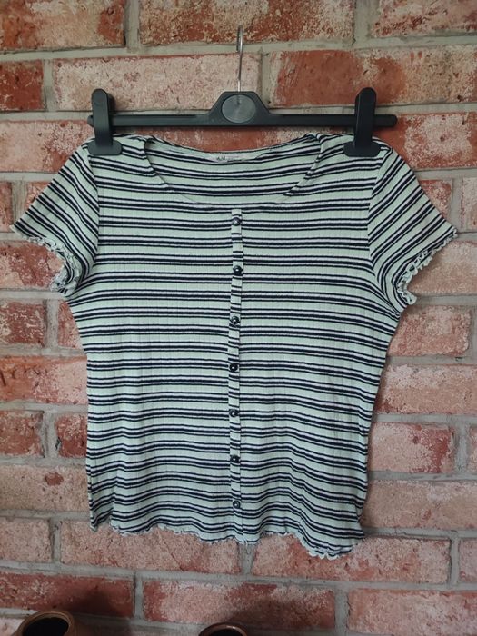 Bawełniany t-shirt H&M rozmiar S