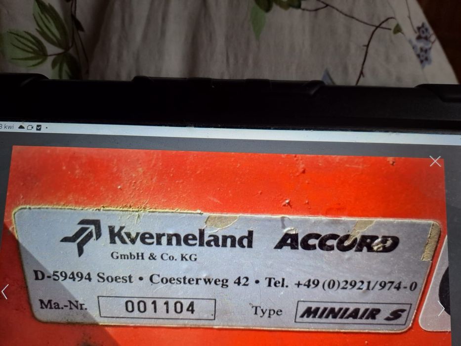 Siewnik Kverneland do marchwi 5 rzędowy