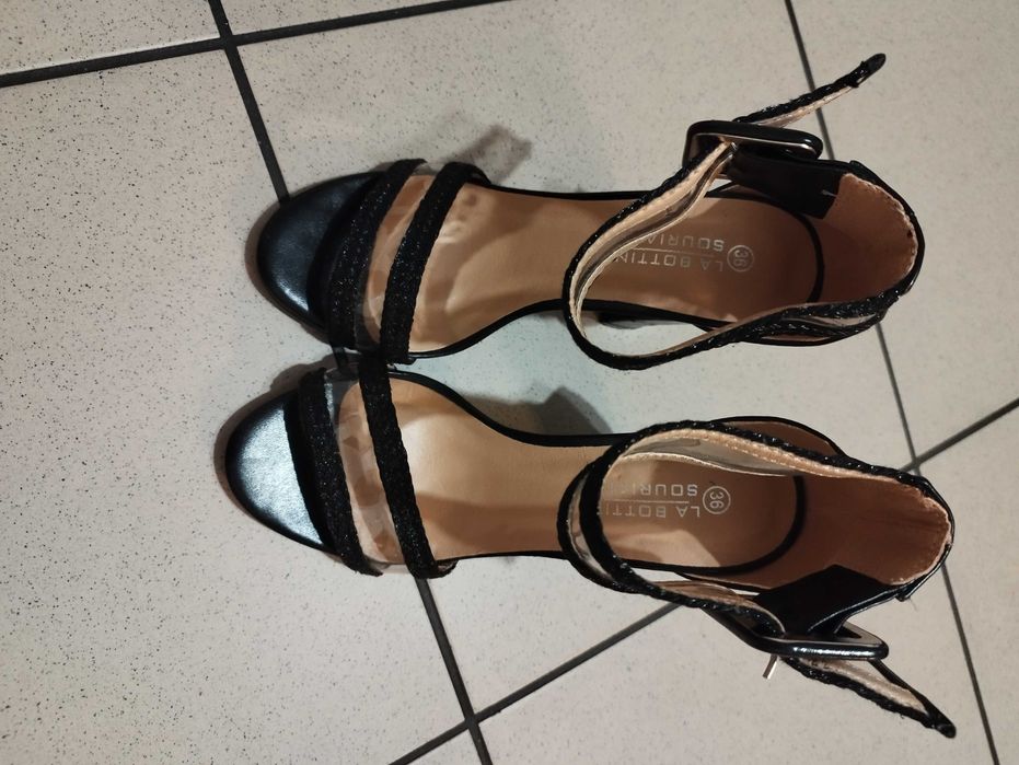 Buty na słupku sandały damskie