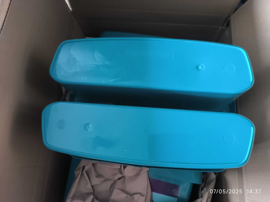 Leifheit Cubo duplo Combi Box, cubo de dois compartimentos,