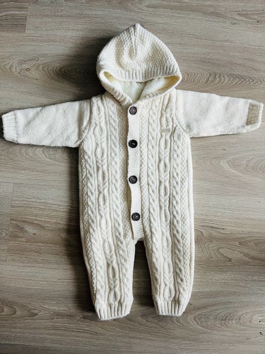 Вʼязаний комбінезон на утеплювачі Bebetto