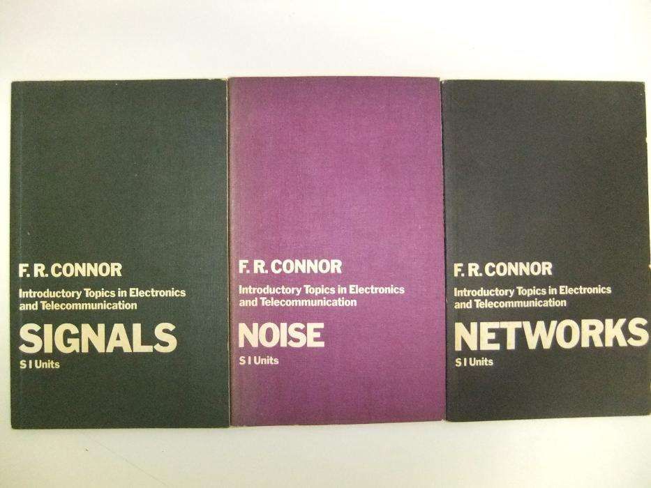 Lote 3 Livros técnicos - Noise - Signals - Networks