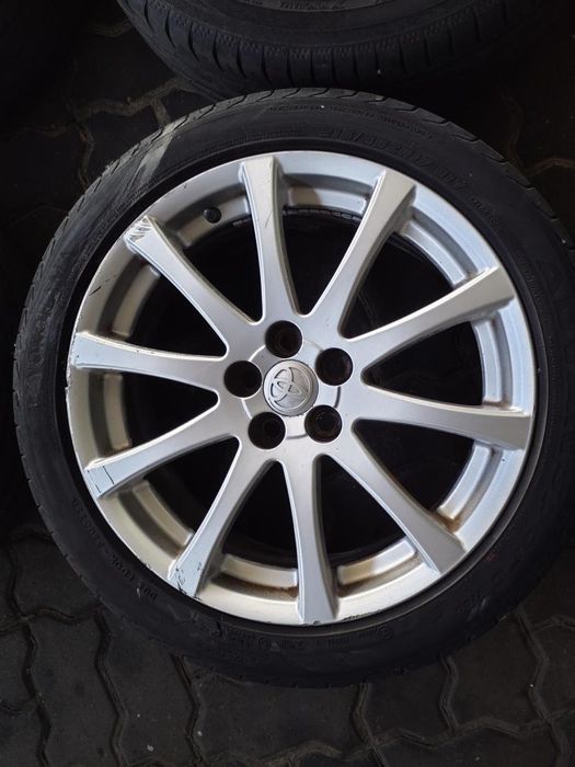 Jantes Toyota R17 Com Pneus 215/45 Furação 5X100