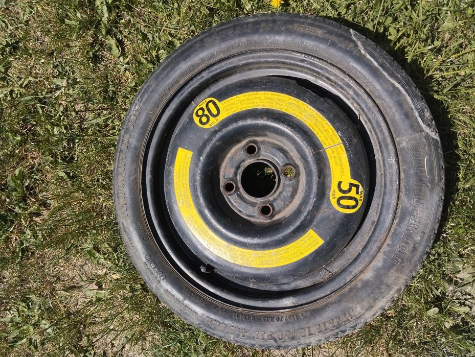Koło dojazdowe, dojazdówka Michelin R15 i Continental R15