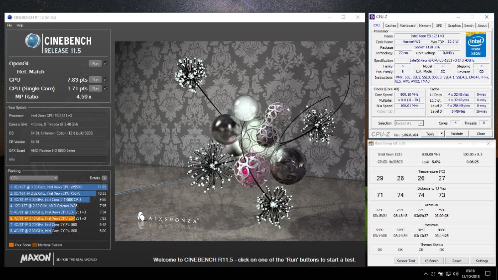 Intel Xeon E3-1231 v3 (3.4 Ghz) Processador (CPU) - Socket (LGA) 1150